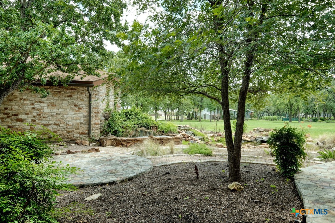 700 Breakaway Road Cedar Park, TX 78613 - Photo 24 of 38 Backyard patio and pond area