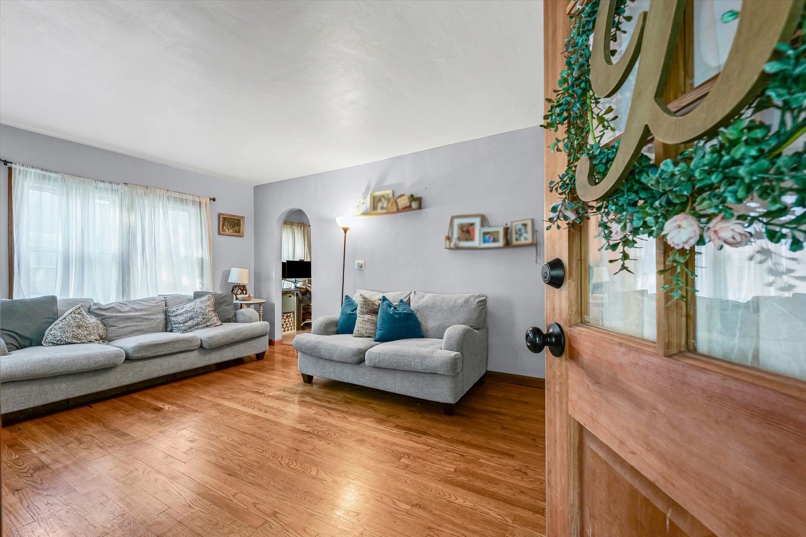 505 North Calhoun Street Tolono, IL 61880 - Photo 6 of 31 a living room with furniture and a large window