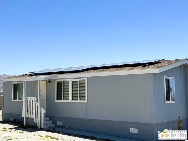 a backyard of a house