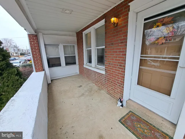 a view of a door of the house