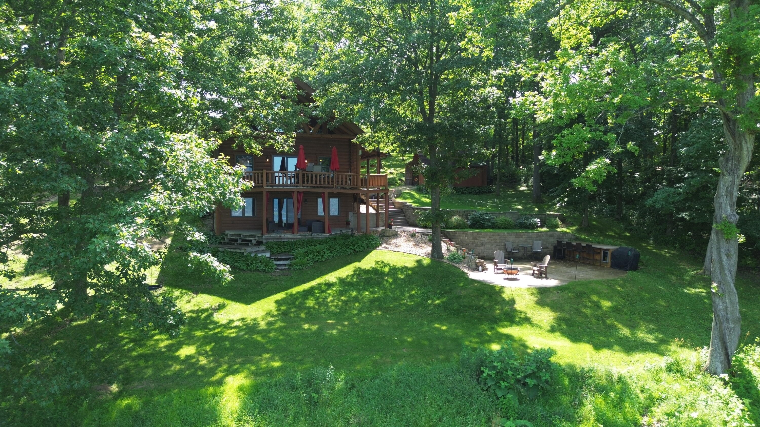 20643 Deer Island View Road Seneca, WI 54626 - Photo 49 of 61 Aerial