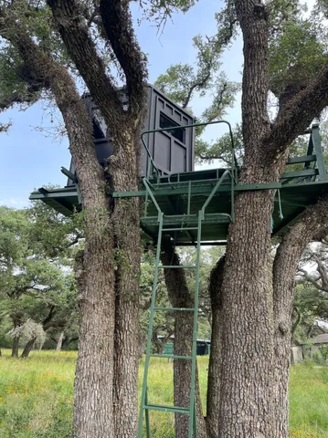 a view of a lake with green space