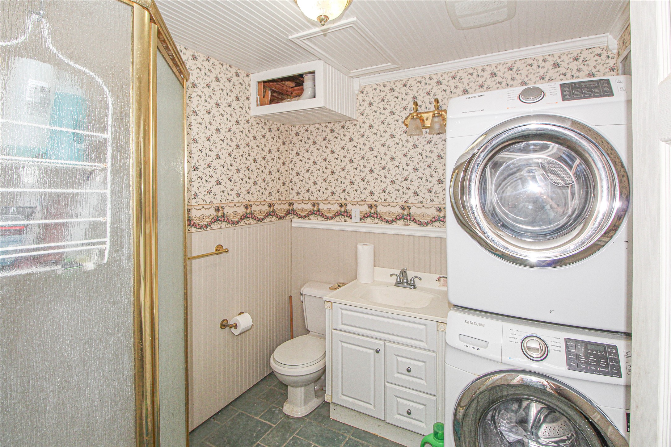 139 Berts Farm Road Livingston, TX 77351 - Photo 30 of 41 a view of a bathroom with washing machine and sink