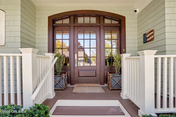 a view of a entryway door of the house