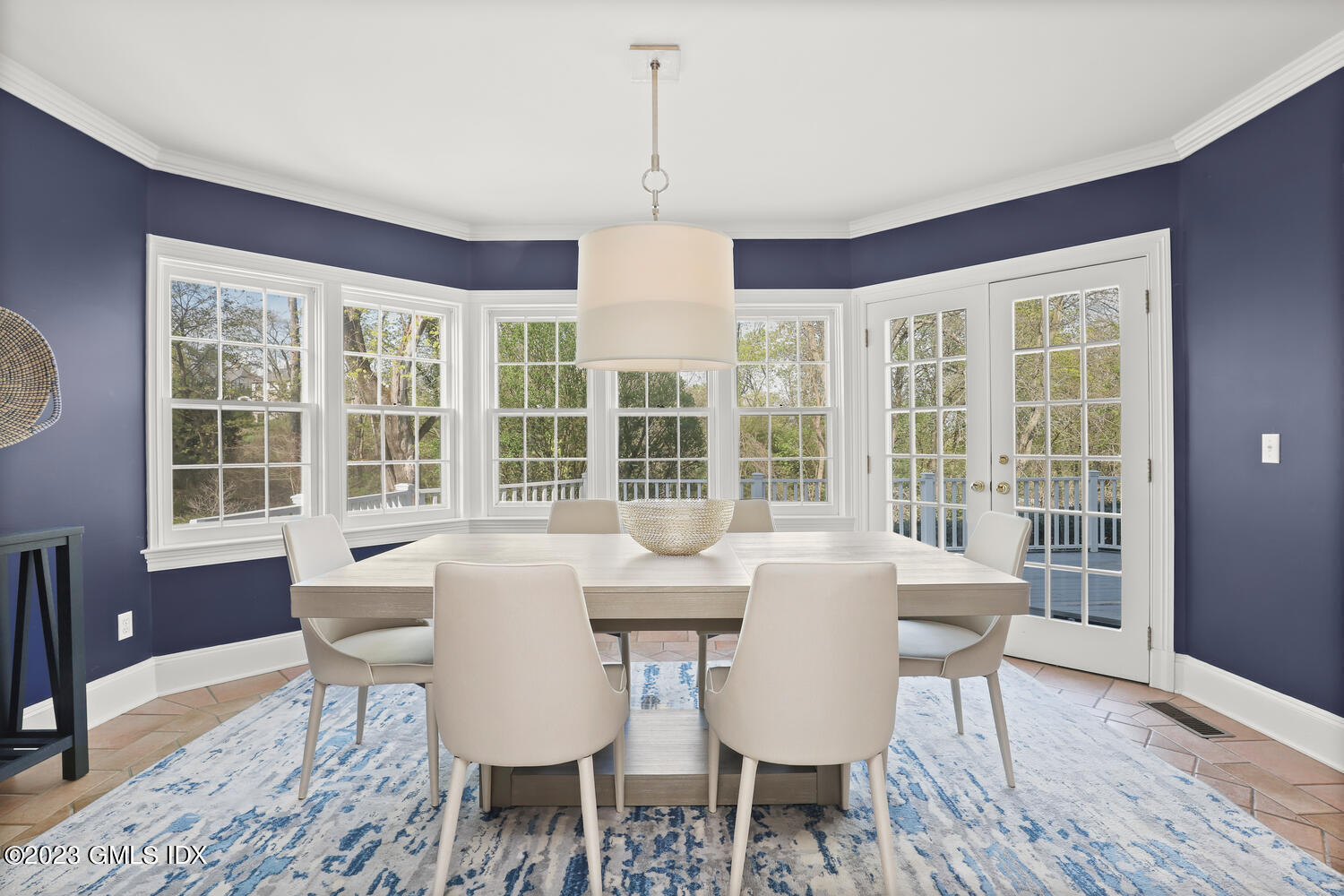 31 Fairfield Road Greenwich, CT 06830 - Photo 10 of 28 a view of a dining room with furniture window and outside view
