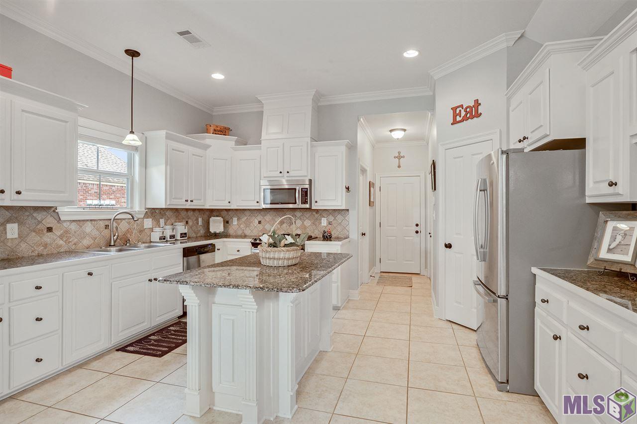 Kitchen Views to Garage and Office