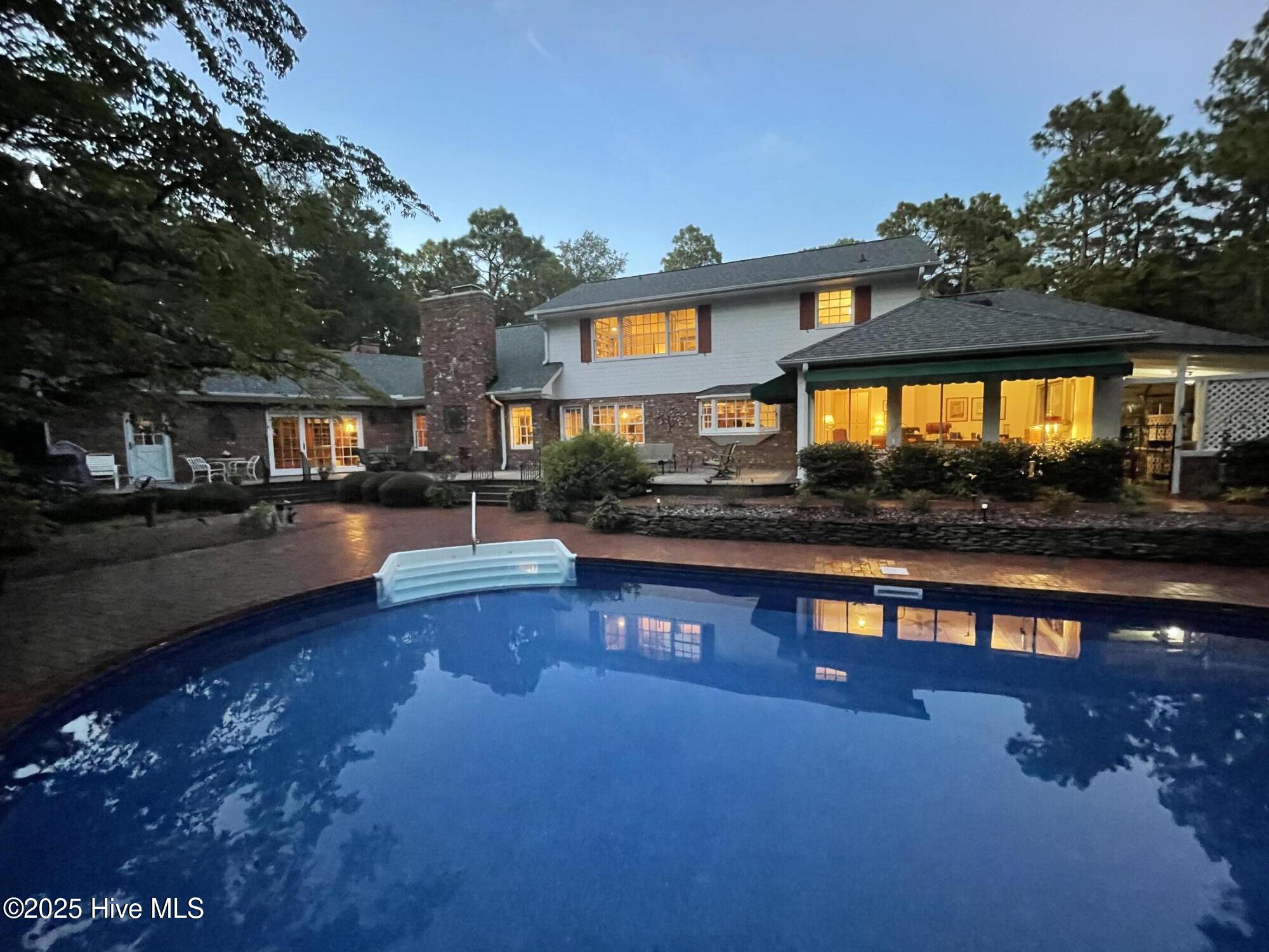 80 Wilson Road Pinehurst, NC 28374 - Photo 65 of 74 Pool in late Afternoon