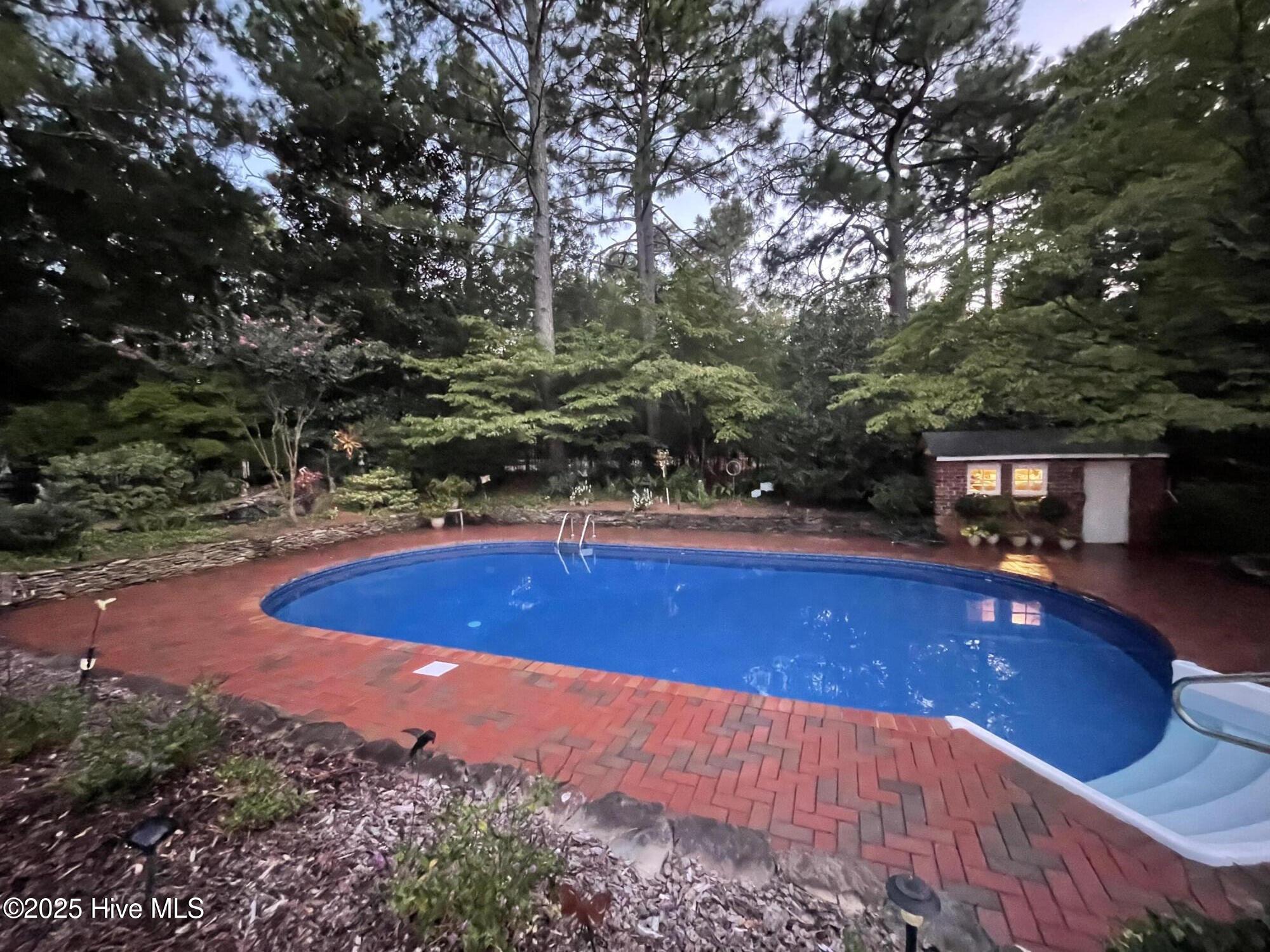 80 Wilson Road Pinehurst, NC 28374 - Photo 67 of 74 Pool at Dusk