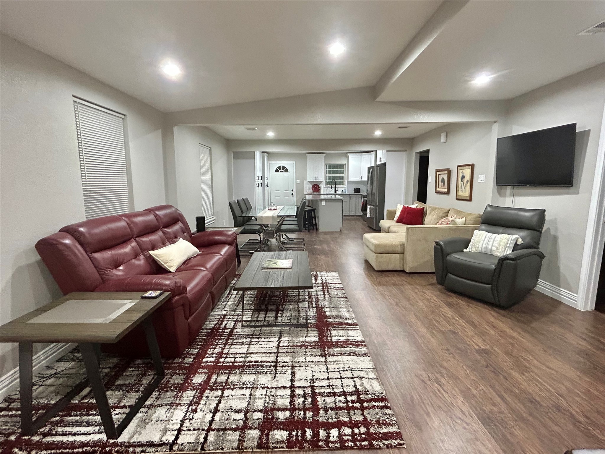 4010 Chapman Street Houston, TX 77009 - Photo 6 of 22 a living room with furniture and a flat screen tv