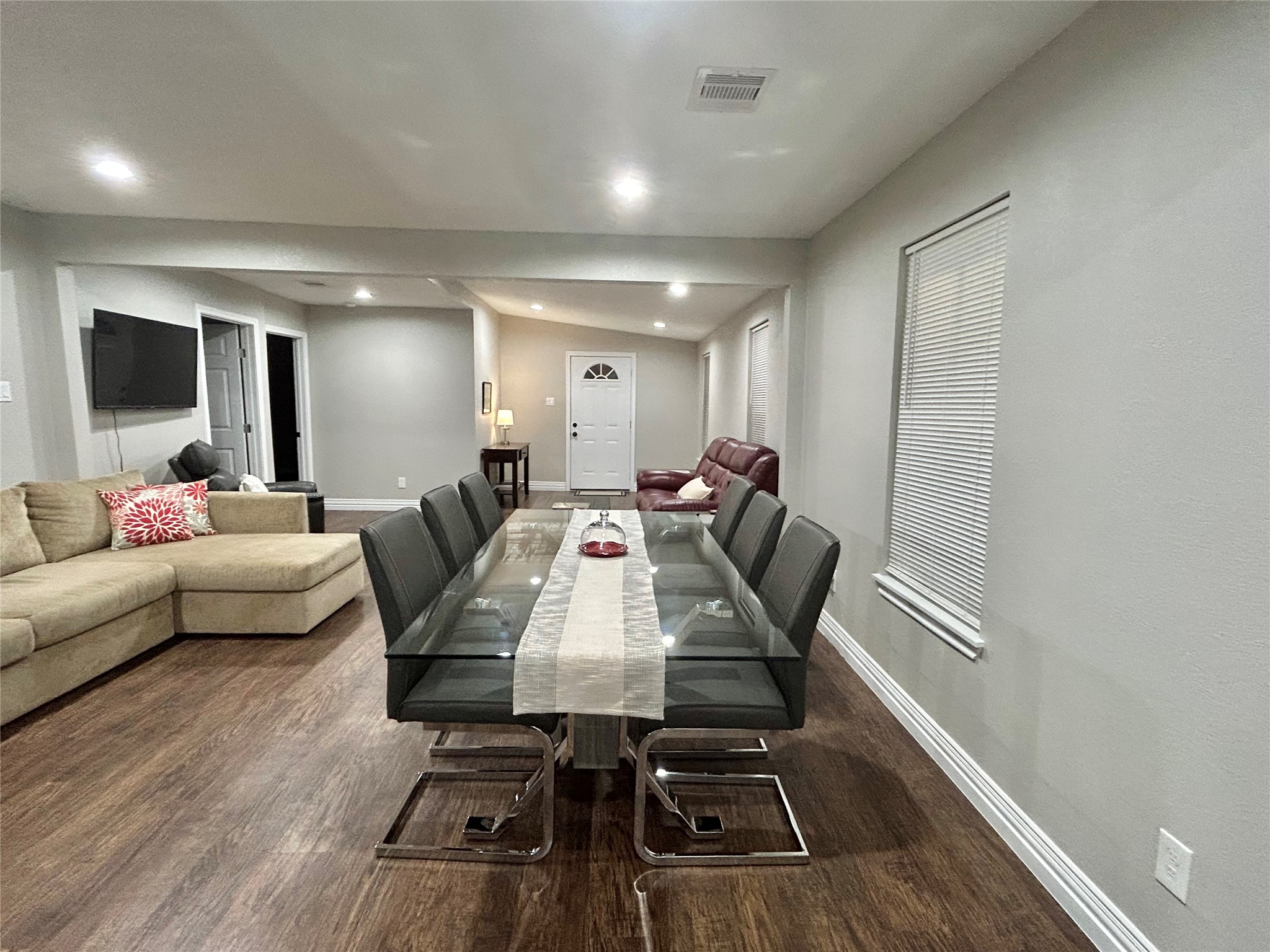 4010 Chapman Street Houston, TX 77009 - Photo 7 of 22 a living room with furniture and a wooden floor