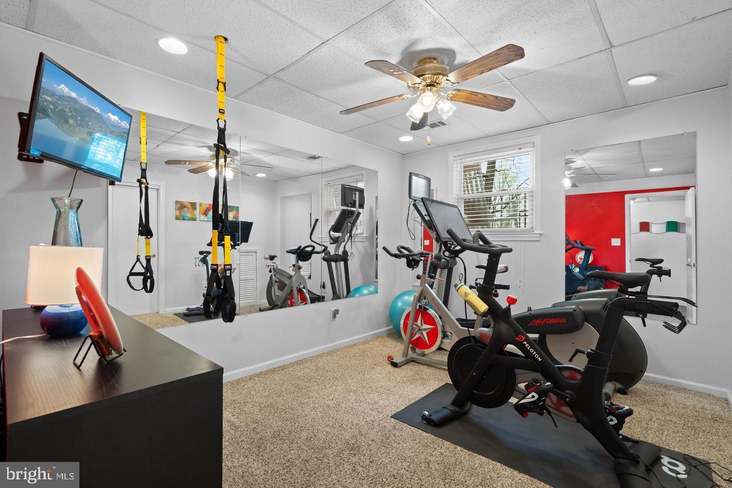 7286 Earlys Road Warrenton, VA 20187 - Photo 7 of 25 a view of a room with gym equipment