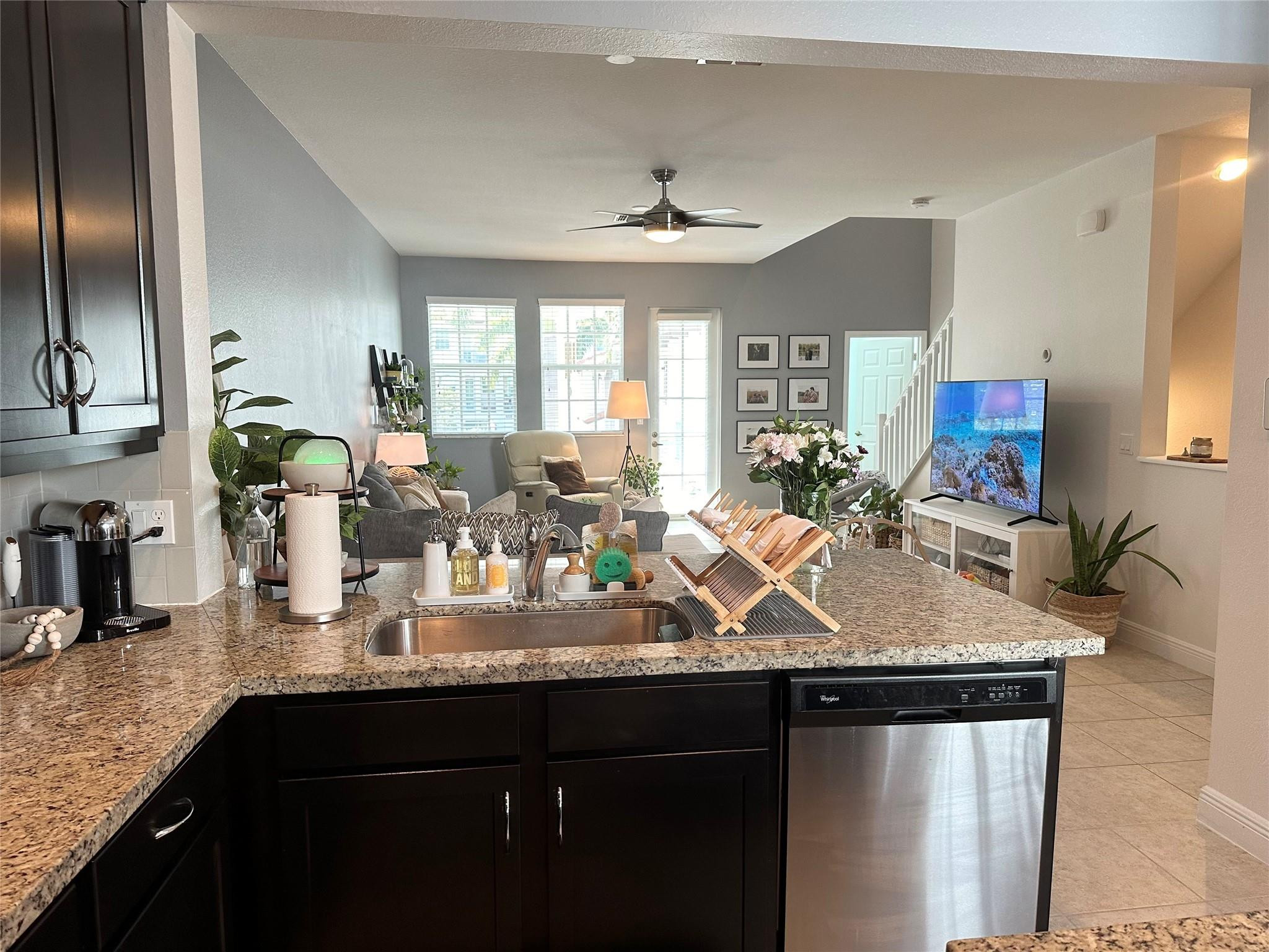 2854 Southwest 119th Road, Unit 2854 Miramar, FL 33025 - Photo 19 of 43 View of LR from Kitchen