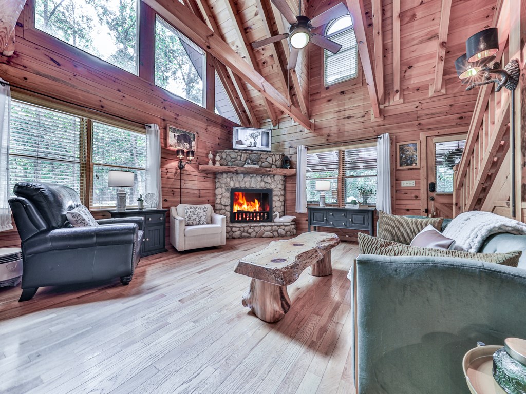 34 Amber Way Morganton, GA 30560 - Photo 10 of 39 a living room with furniture and fireplace
