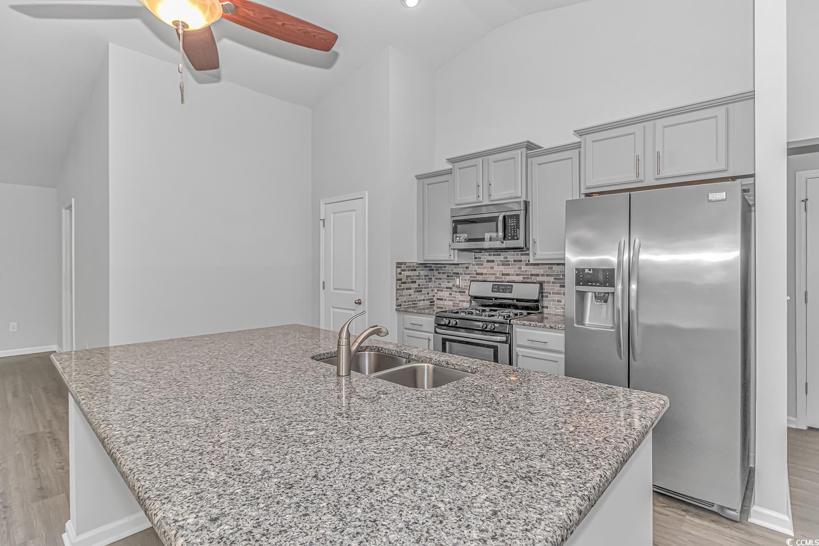 4348 Livorn Loop, Unit 4348 Myrtle Beach, SC 29579 - Photo 7 of 38 Kitchen with ceiling fan, sink, stainless steel ap