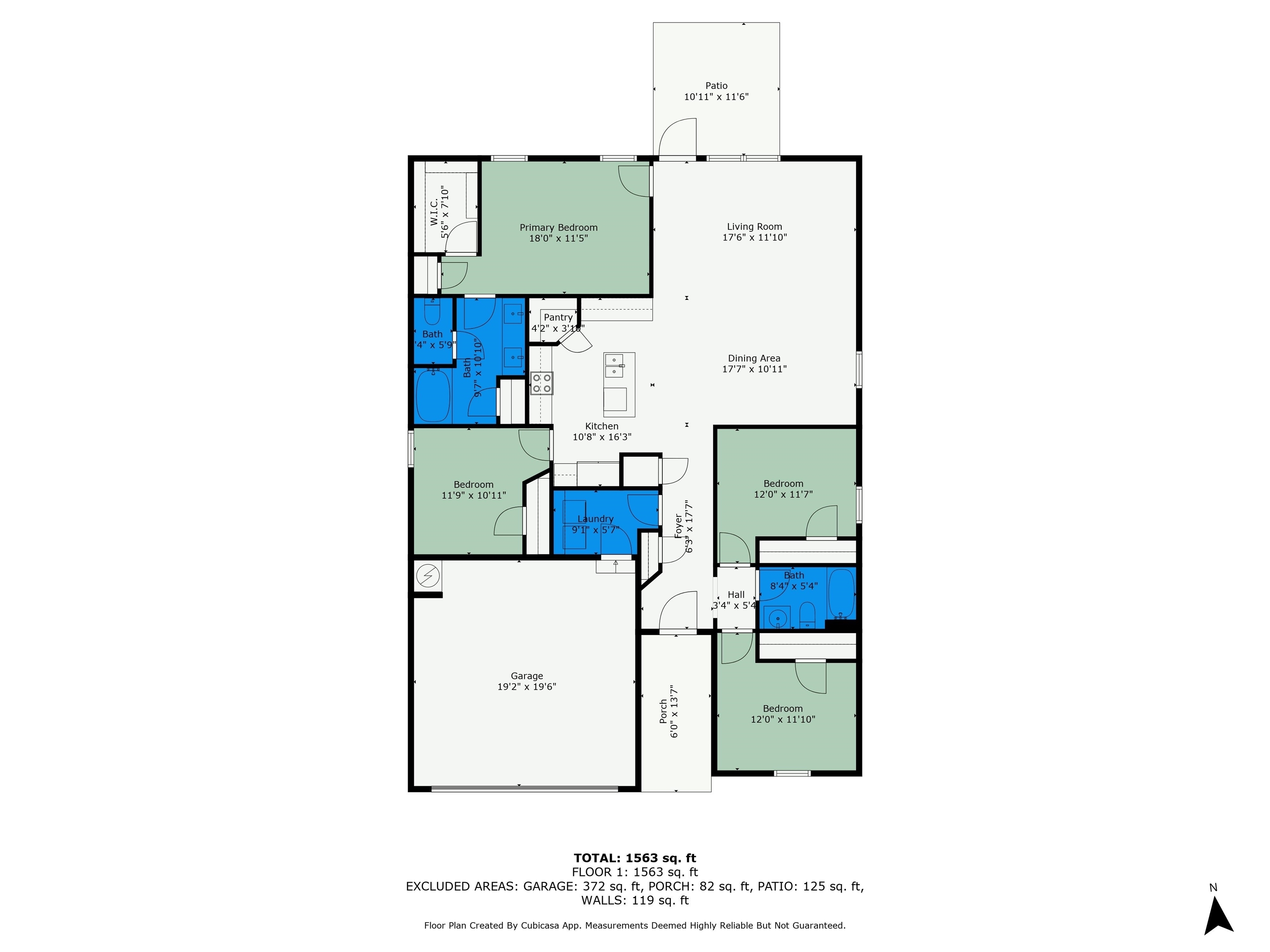 1906 Stonepine Drive South Semmes, AL 36575 - Photo 30 of 30 View of property floor plan