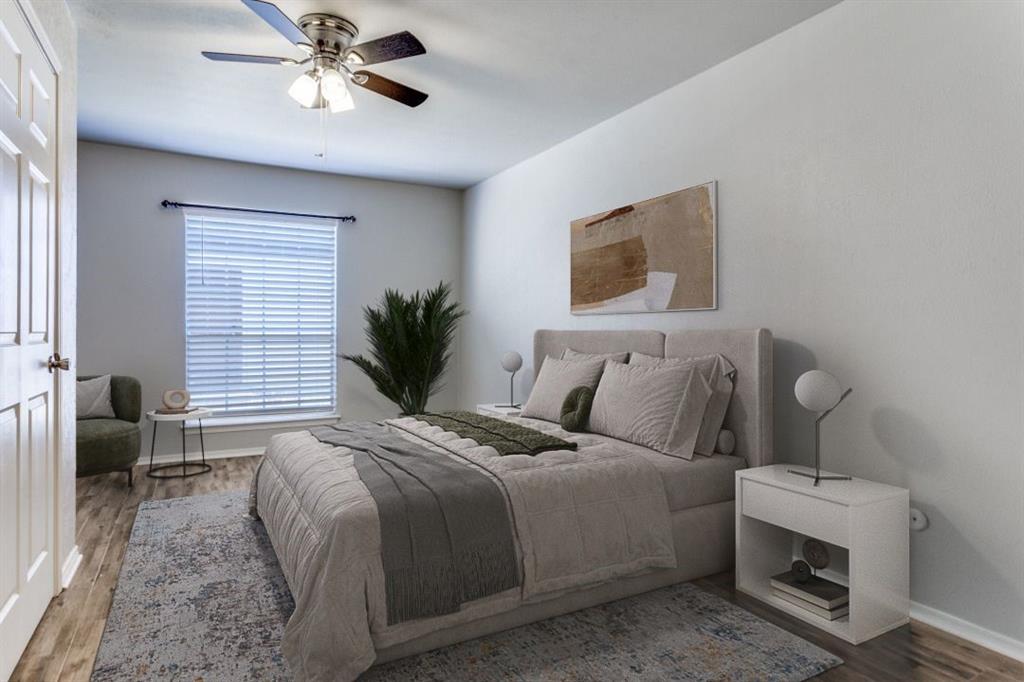 4022 Ridglea Country Club Drive, Unit 608 Fort Worth, TX 76126 - Photo 19 of 28 a bedroom with bed and a window