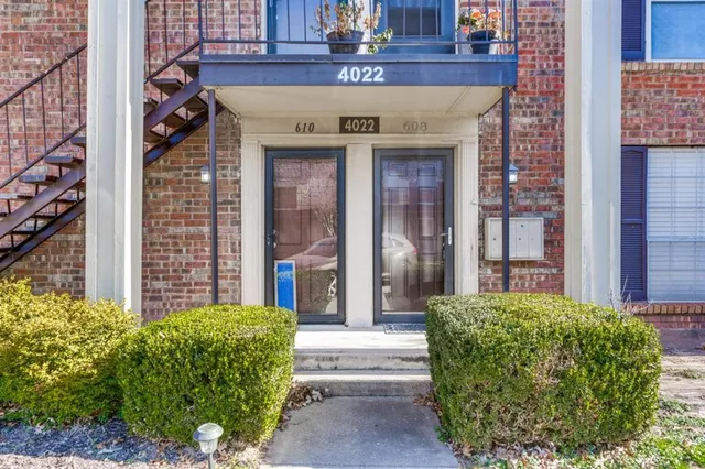 a front view of a building