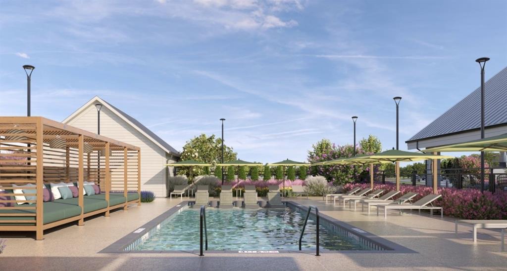 9032 Prairie Path, Unit 3325 Rowlett, TX 75089 - Photo 22 of 28 Community pool with a patio and a pergola