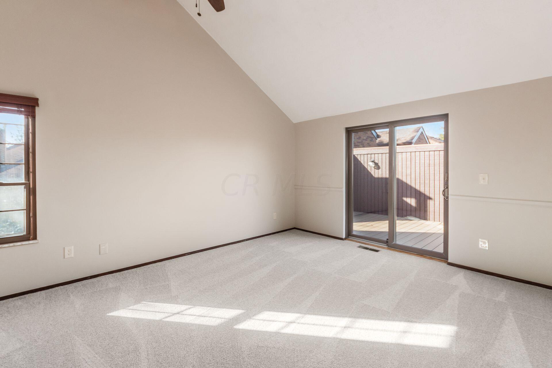 4743 Dierker Road, Unit 3 Columbus, OH 43220 - Photo 23 of 47 Primary Bedroom to Private Balcony