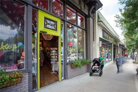 a view of water with an outdoor space