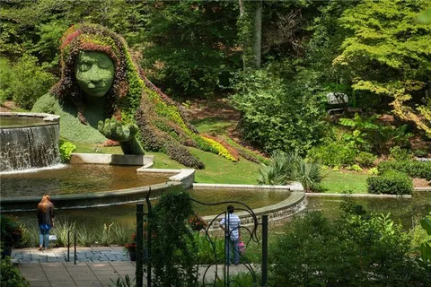 a view of a patio in backyard