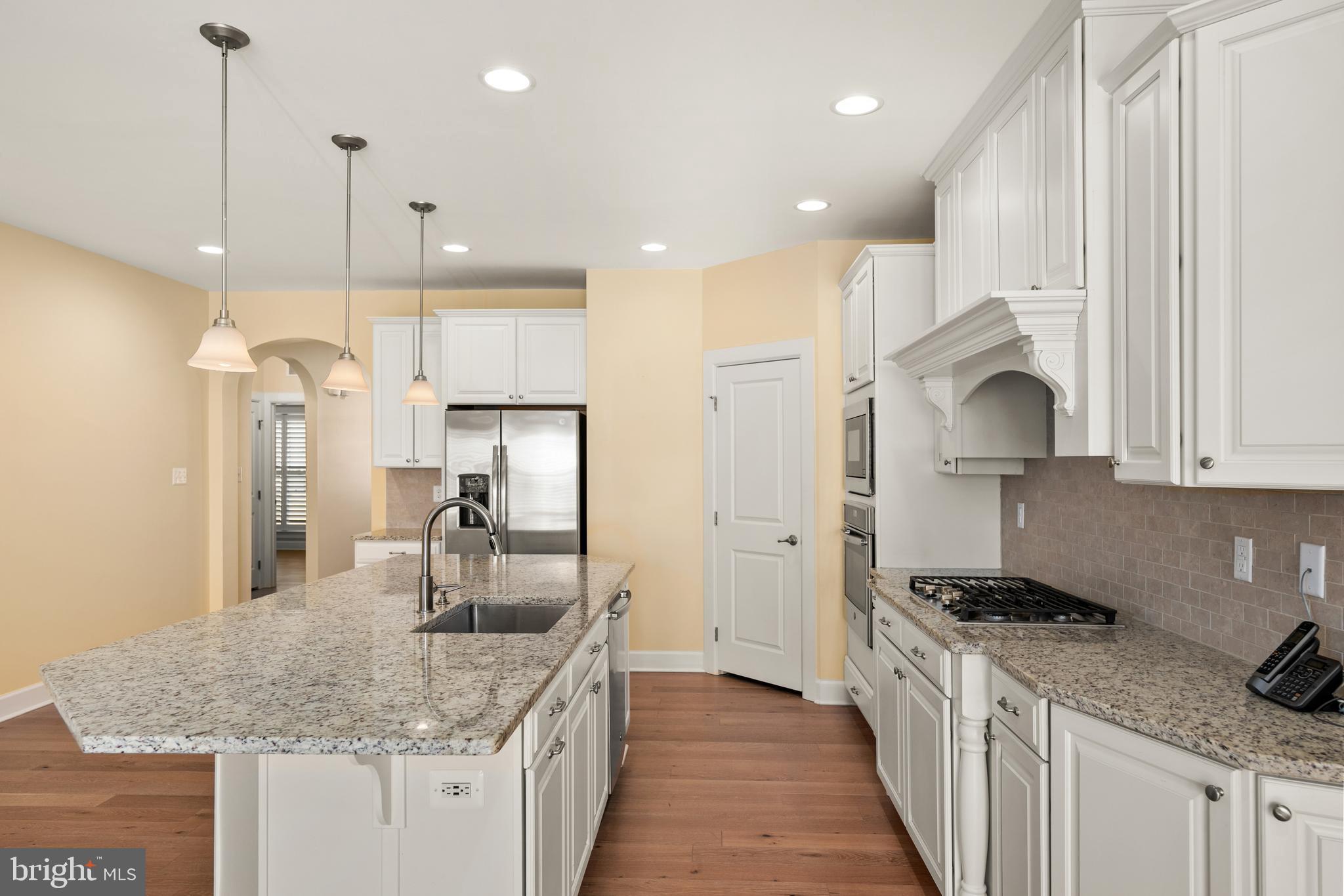 33415 Bridgehampton Lane Lewes, DE 19958 - Photo 6 of 66 a kitchen with stainless steel appliances granite countertop a sink refrigerator and cabinets