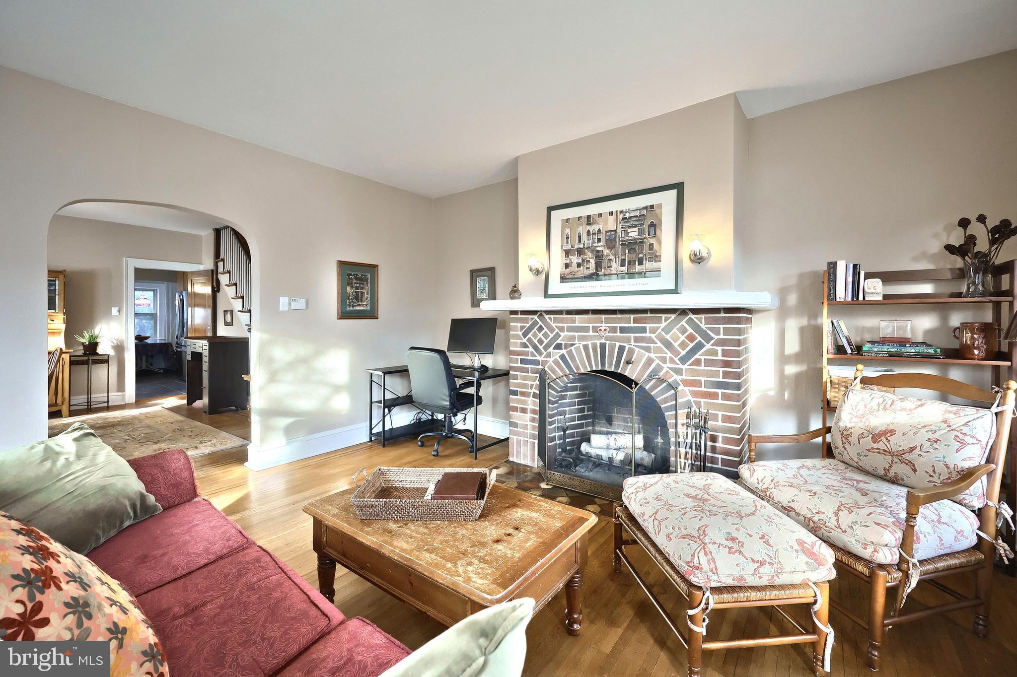 1501 3rd Avenue York, PA 17403 - Photo 10 of 40 a living room with furniture and a fireplace