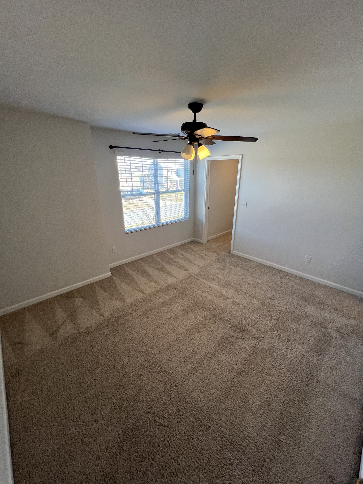 231 Tessa Grace Way Murfreesboro, TN 37129 - Photo 29 of 34 an empty room with windows and chandelier fan