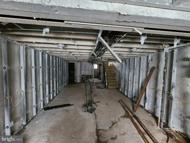 a view of storage and utility room