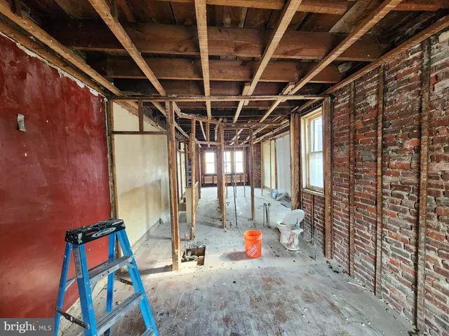 a view of storage and utility room