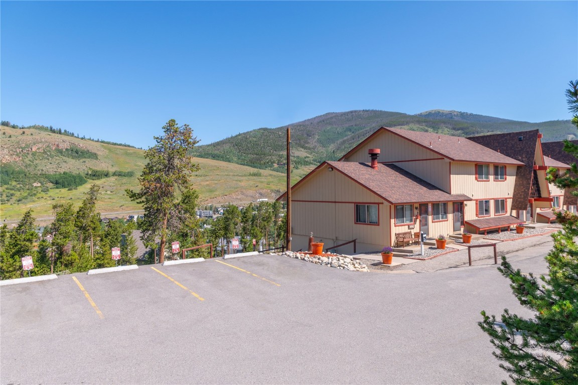 110 Evergreen Road, Unit 102 Dillon, CO 80435 - Photo 17 of 30 a view of a street with a house in the background