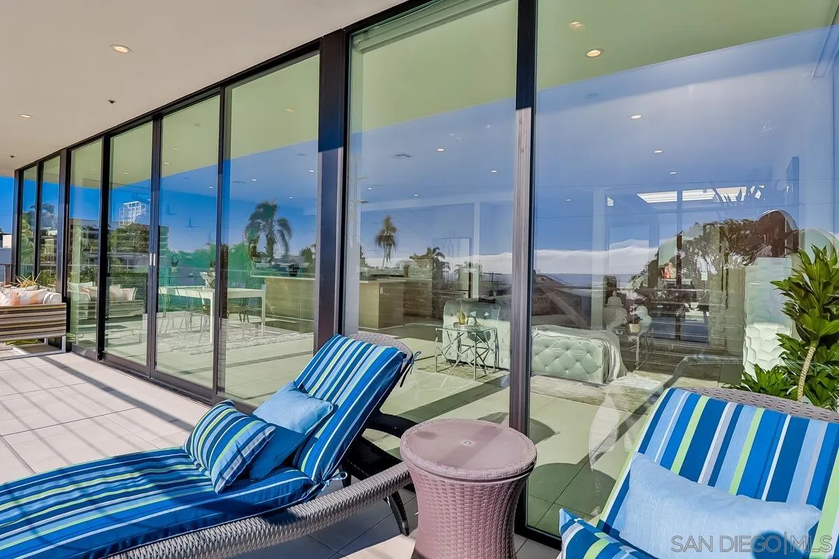 2359 Front Street San Diego, CA 92101 - Photo 44 of 50 a view of a living room and a balcony