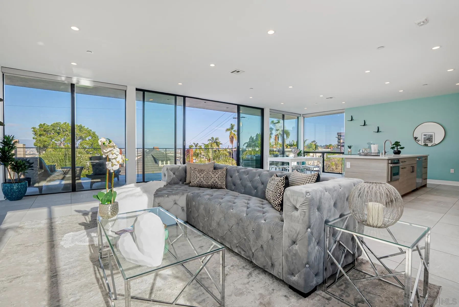 2359 Front Street San Diego, CA 92101 - Photo 9 of 50 a living room with furniture and a large window
