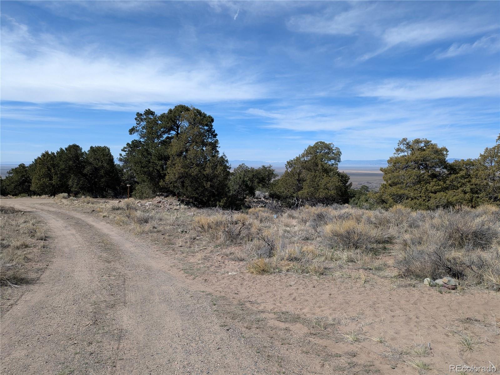 446 Arrowhead Way, Unit OVERLOOK Crestone, CO 81131 - Photo 17 of 18 a view of a dry yard with trees