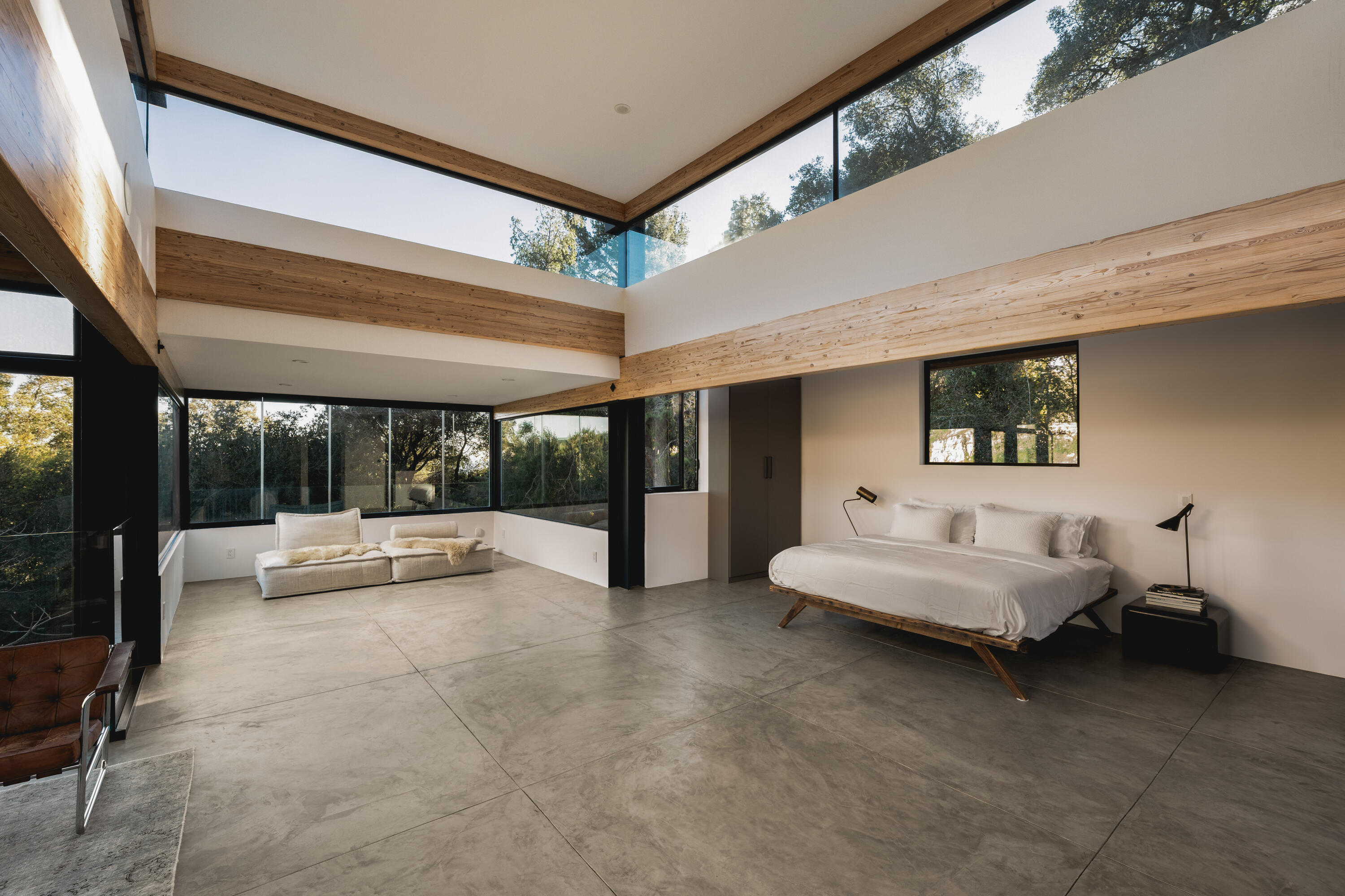 2315 Live Oak Meadows Road Malibu, CA 90265 - Photo 20 of 32 a living room with furniture and a large window