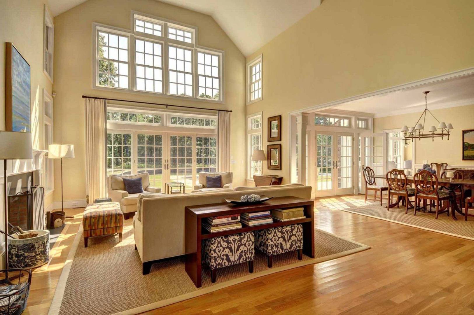 136 Merchants Path Wainscott, NY 11963 - Photo 3 of 17 a living room with furniture and large windows