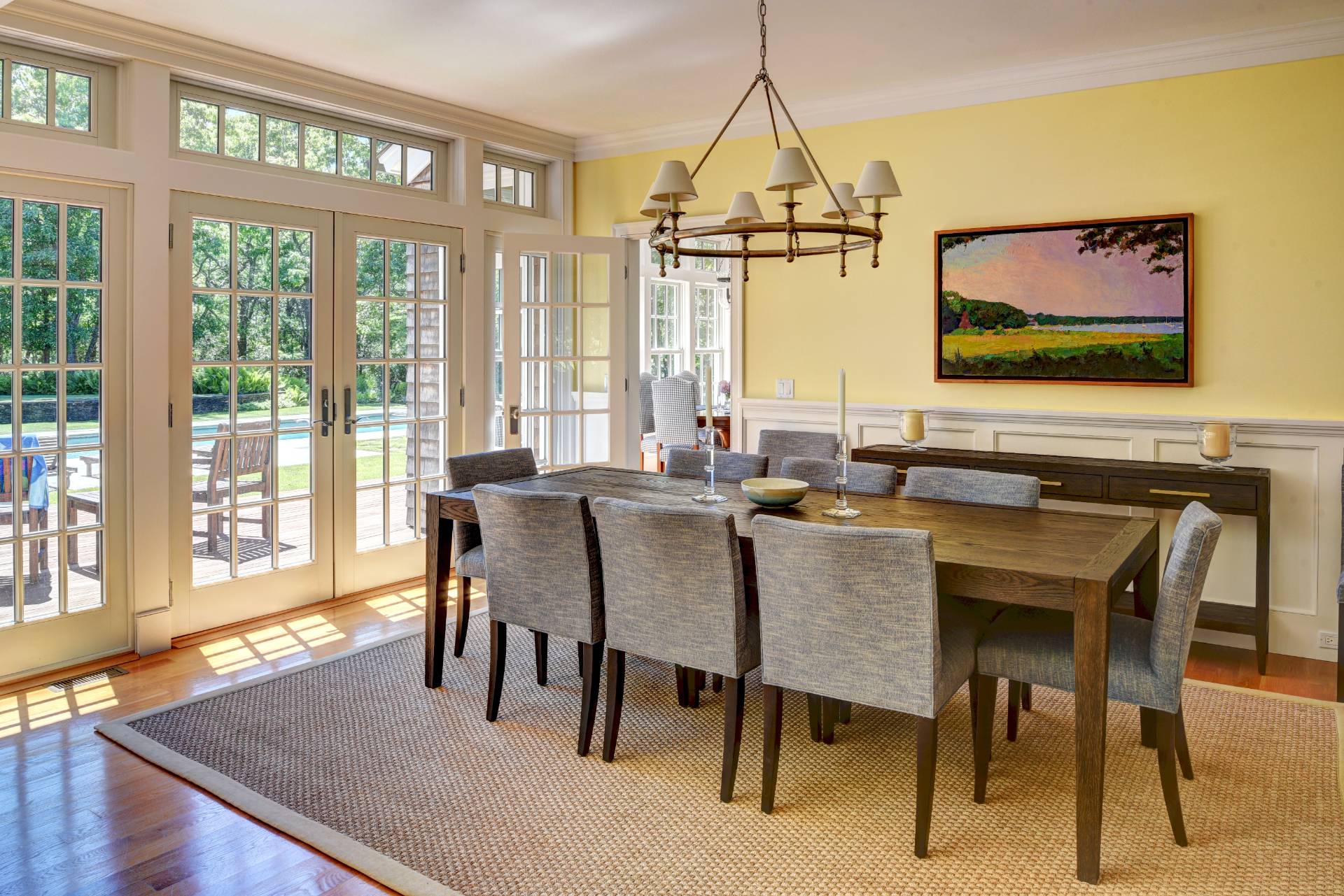136 Merchants Path Wainscott, NY 11963 - Photo 4 of 17 a dining room with furniture and window