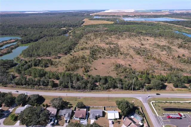 an aerial view of a city with lots of residential buildings