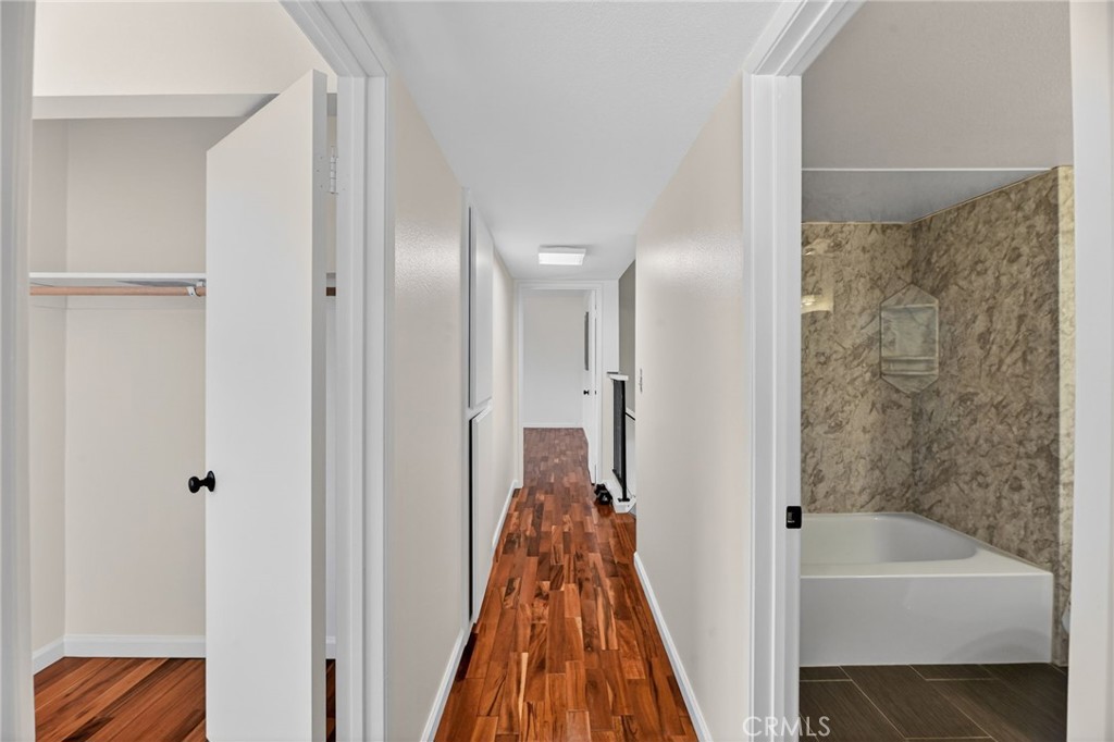 6116 East Paseo Rio Azul Anaheim, CA 92807 - Photo 29 of 54 a bathroom with a bathtub and a shower