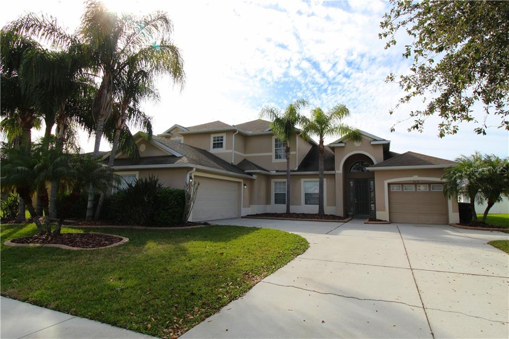 3474 Forest Ridge Lane Kissimmee, FL 34741 - Photo 1 of 1 Front elevation. Single garage has been converted to a room.