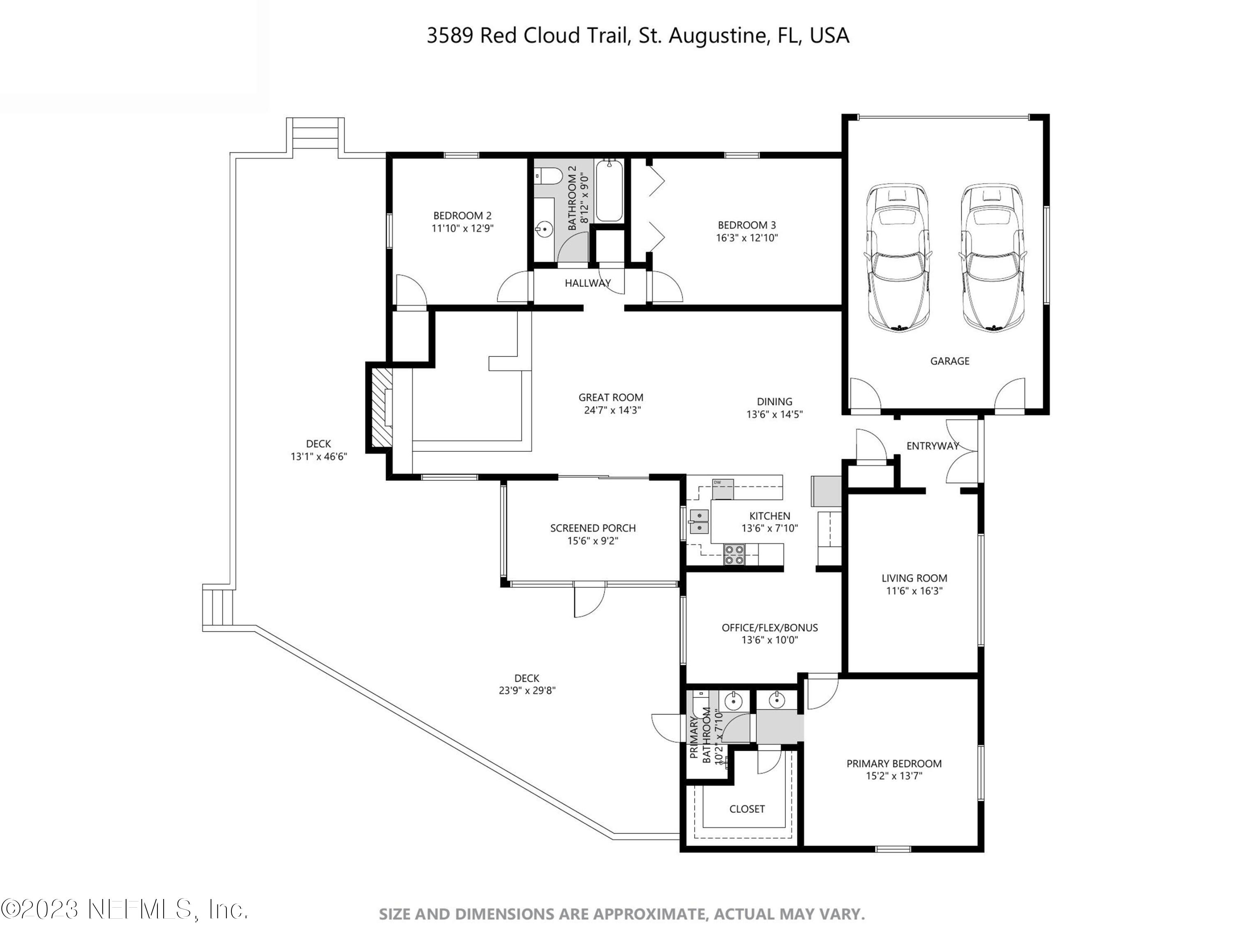 3589 Red Cloud Trail St. Augustine, FL 32086 - Photo 62 of 62 Floorplan Pic - 3589 Red Cloud Trl