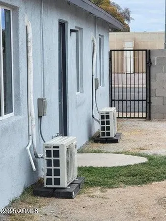 a front view of a house with entryway