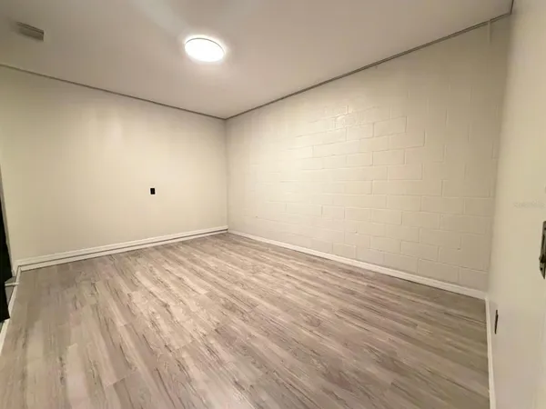 wooden floor in a room