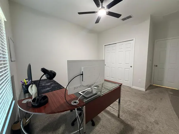 a room with gym equipment