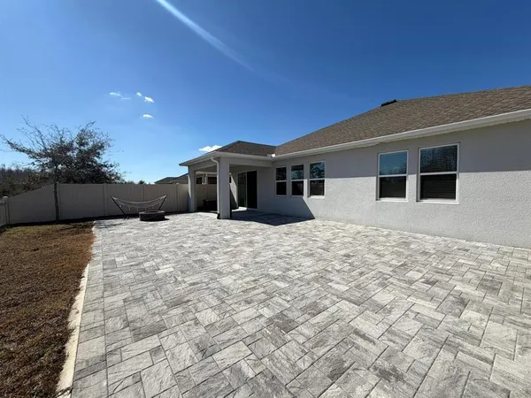 a big house with a yard