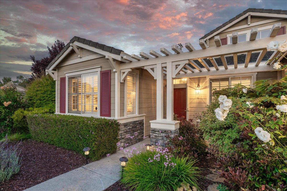 201 Augusta Lane Aptos, CA 95003 - Photo 32 of 36 a front view of a house with garden