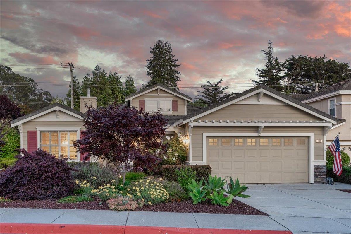 201 Augusta Lane Aptos, CA 95003 - Photo 33 of 36 front view of a house with a small yard
