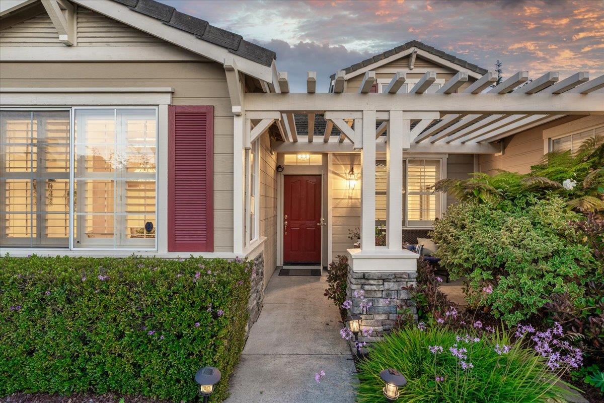 201 Augusta Lane Aptos, CA 95003 - Photo 34 of 36 a front view of a house with garden