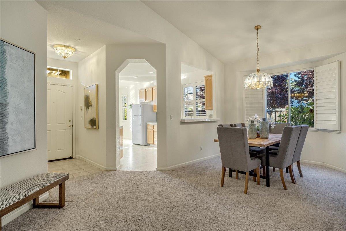201 Augusta Lane Aptos, CA 95003 - Photo 4 of 36 a view of a dining room with furniture window and outside view