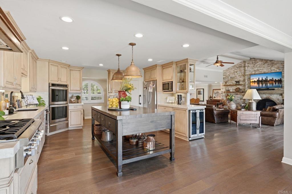 560 Rancho Camino Fallbrook, CA 92028 - Photo 15 of 70 a large kitchen with stainless steel appliances lots of counter top space